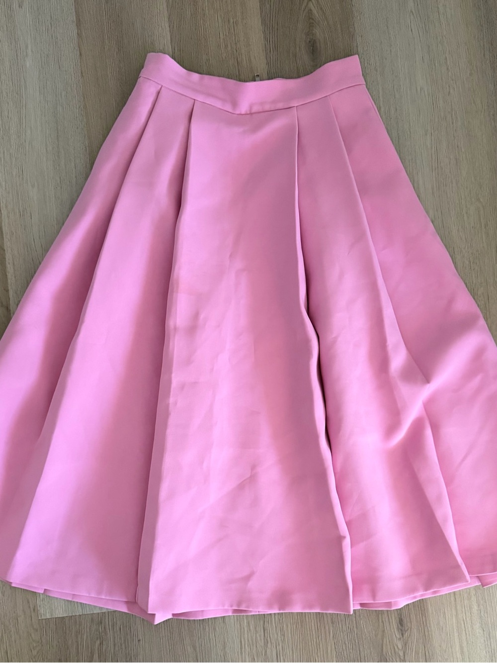 Zara Pink High-Waist Circle Skirt